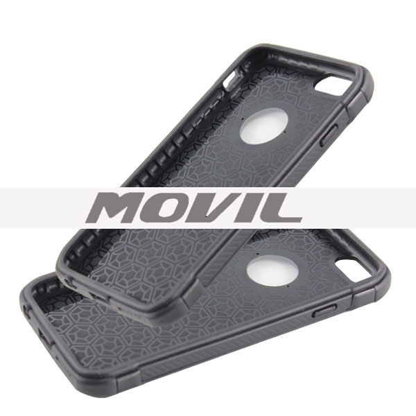 NP-2681 Funda de camuflaje 2 en 1 de PC de TPU para iPhone 6 6S-11